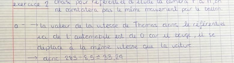 Dm 2 de physique seconde : vitesse