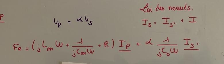 Calcul de tension de sortie