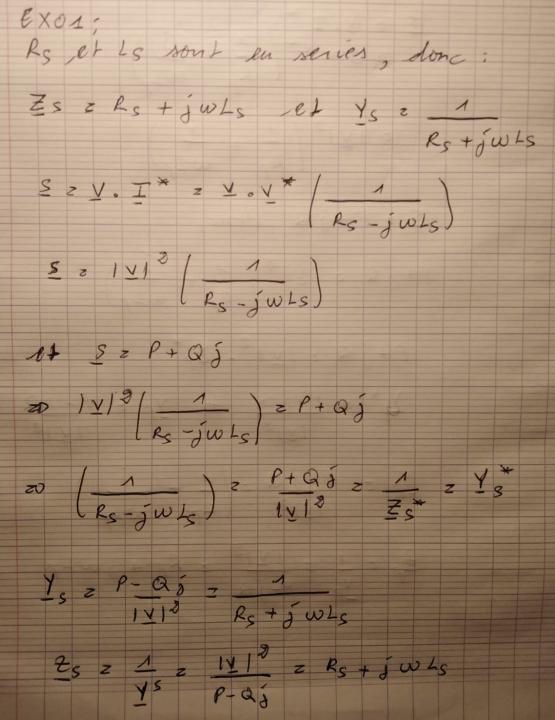 Impdance et Admittance complexes