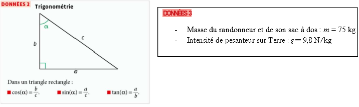 Etude du travail du poids