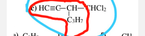 Nomenclature d\'un alcyne