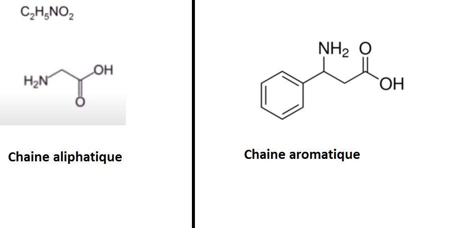 Chaine aliphatique/aromatique