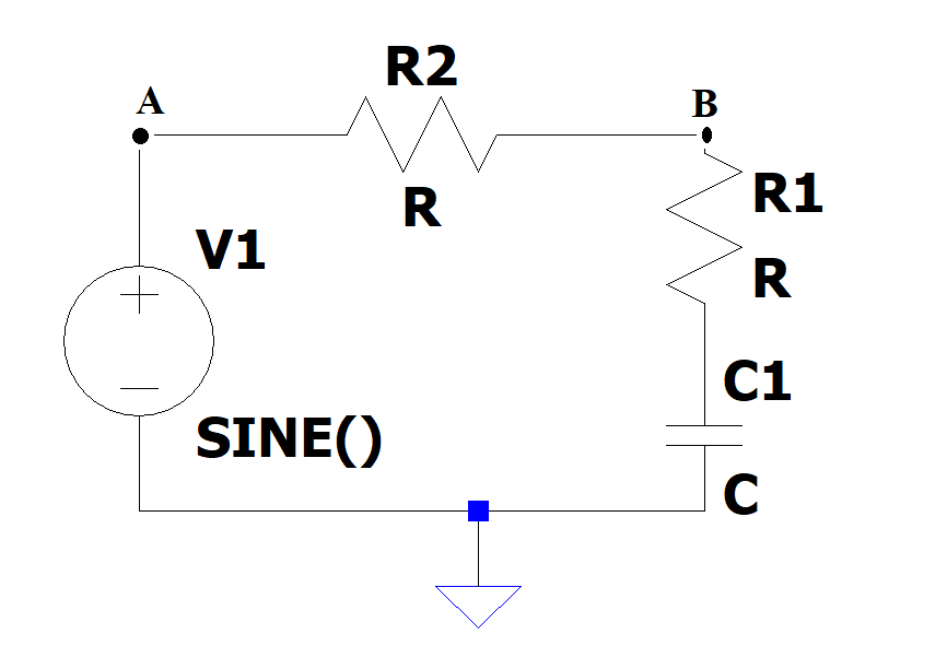 dphasage d\'un circuit RC