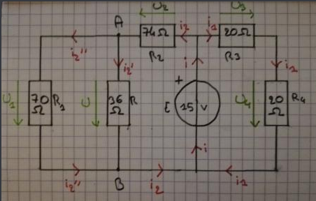 Exercice de circuit lectrique niveau prpa 