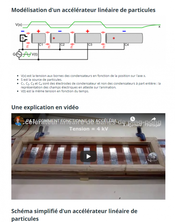 DM physique : acclrateur linaire de proton