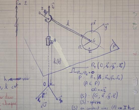 Exercice sur Torseur cinmatique et angle d\'Euler