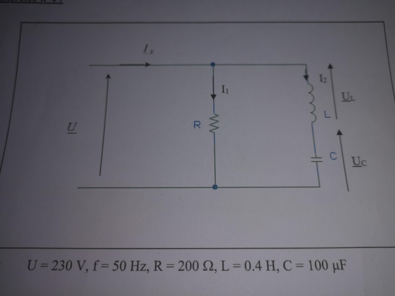 Circuit R // LC