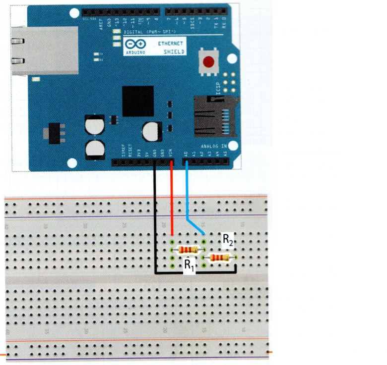 Electricit sur carte arduino