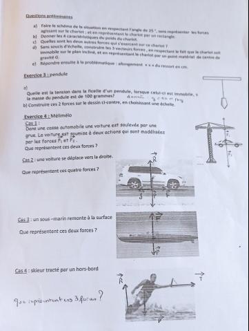 Vecteurs et forces (4/4)