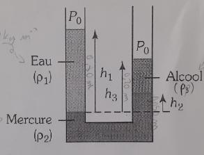 quilibre de trois liquides non miscibles 