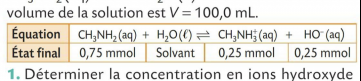 Exploiter la composition finale d\'une solution