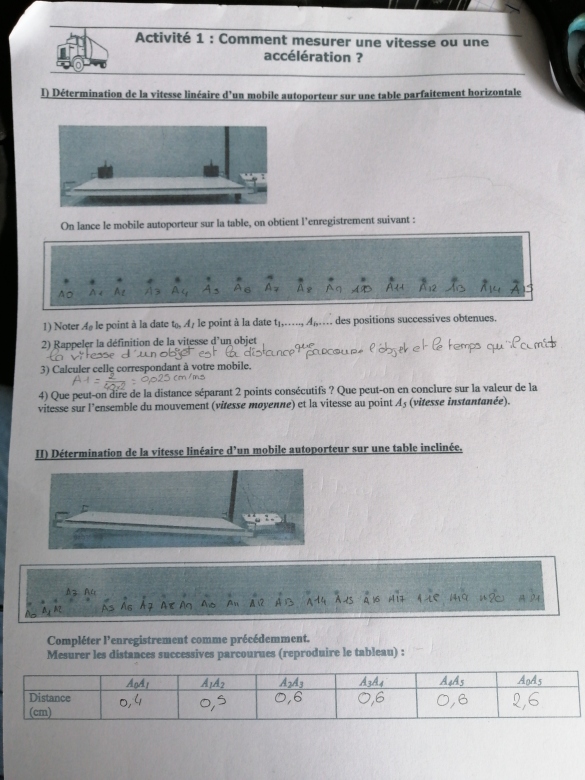 Comment mesurer une vitesse ou une acclreration ?