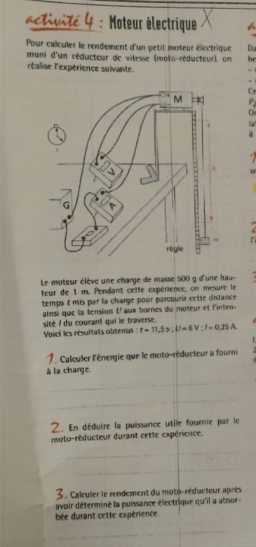 Puissance absorbe et puissance reue 