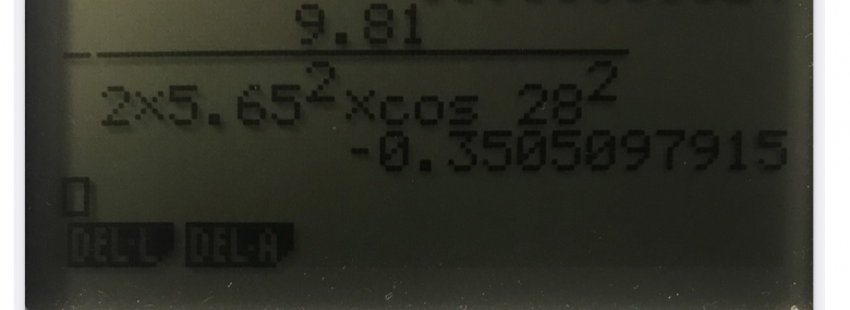 Equation de trajectoire