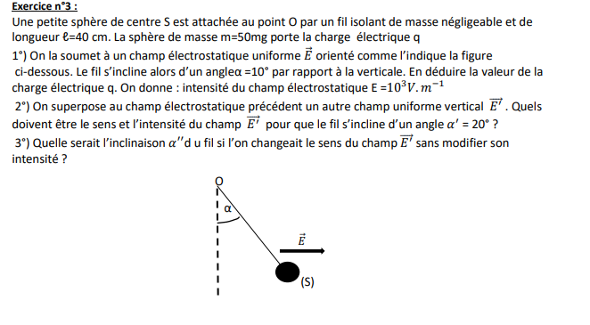 Le champ lectrostatique 