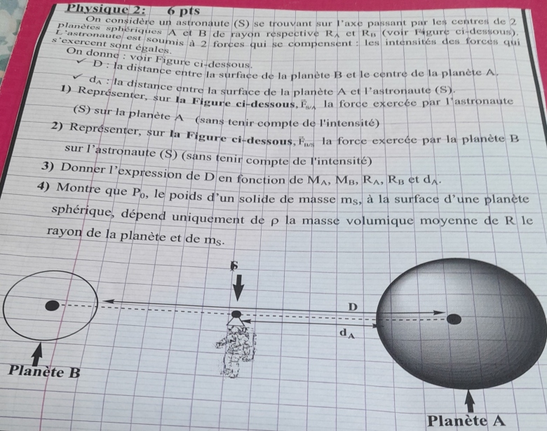 l\'attraction gravitationnelle