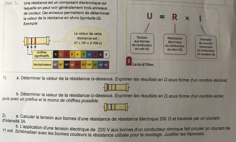 Valeur et tension