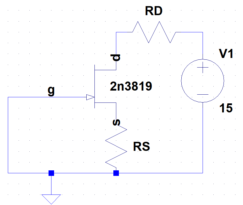 Transistor  effet de champ - Courant ID