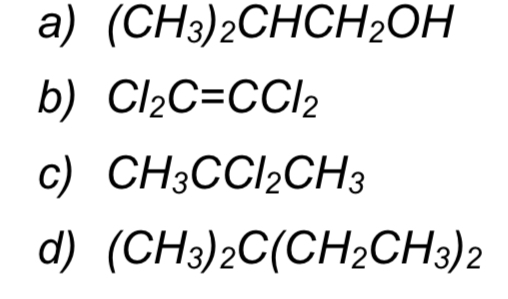 Les parentheses dans le nom des molecule