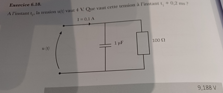 Circuite lectrique avec condensateur