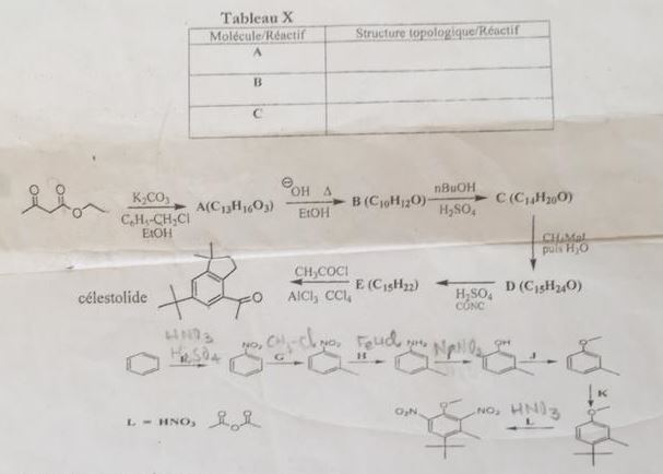 Identification des structures de molcules