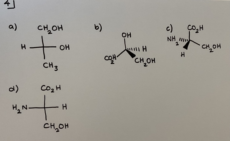 Qcm sur stereoisomerie