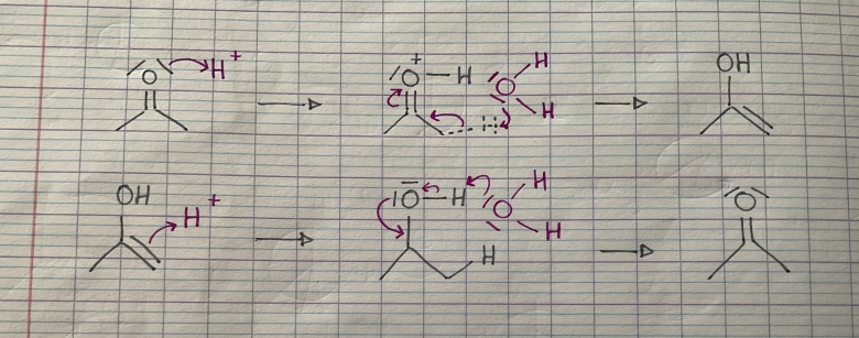 Tautomerisation lactime en lactame 