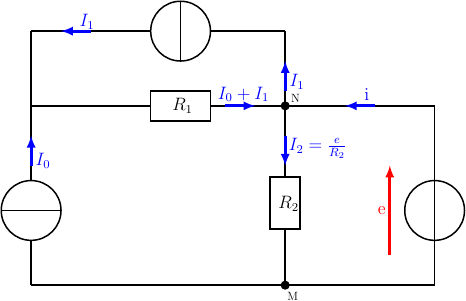 Analyse d\'un circuit -Thevenin