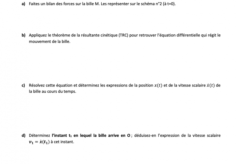 Mcanique du point et ressorts