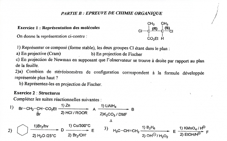 Reprsentation des molcules dans l\'espace 