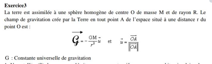 Gravitation universelle 