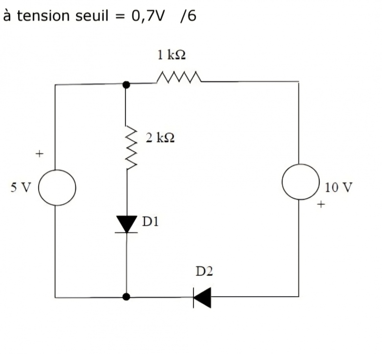 Diode passante ou bloquée